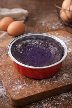 Photo of Basque Burnt Ube Cheesecake