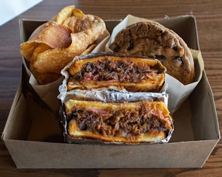 Photo of Pulled Pork Grilled Cheese Box Lunch