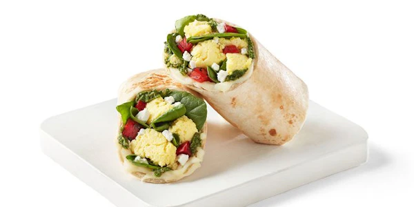 Photo of Spinach, Feta & Pesto Wrap