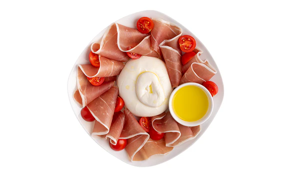 Photo of Burrata & Prosciutto Parma Plate