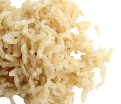 Photo of Tray of Brown Basmati Rice