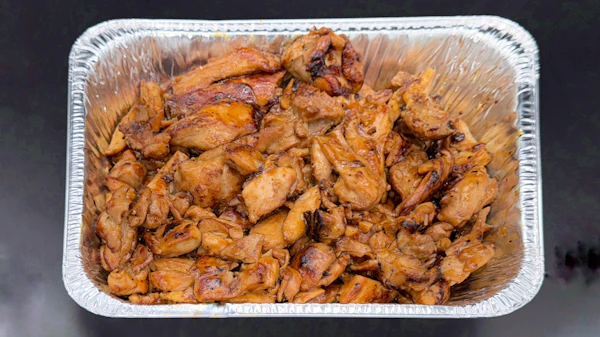 Photo of Tray of Japanese Teriyaki Chicken
