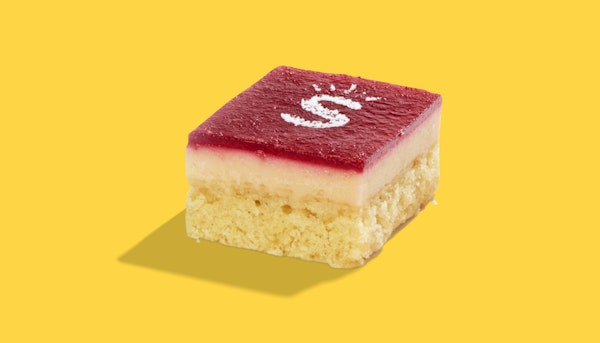 Photo of Half Dozen Slices of Raspberry Lemon Cream Cake