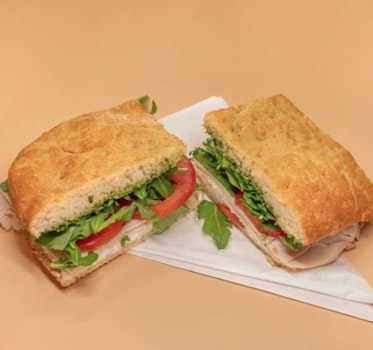 Photo of Gluten-Free Turkey Pecorino Sandwich