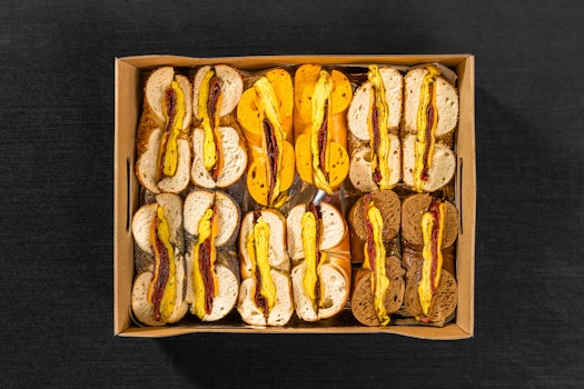 Photo of Bacon, Egg & Cheese Bagel Sandwich Box