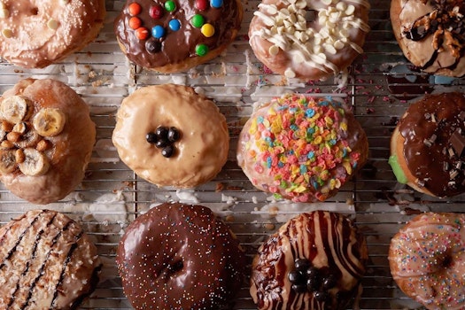 Photo of Tray of Assorted Specialty X-Large Doughnuts