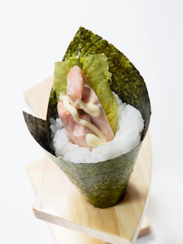 Photo of Grilled Salmon Toro Handrolls