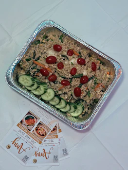 Photo of Tray of Pineapple Fried Rice