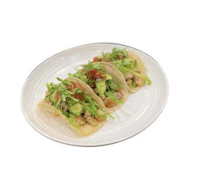 Photo of 3 Chicken Tacos Chips & Salsa