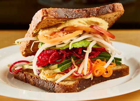 Photo of Green Goddess Veggie Sandwich