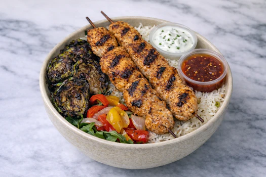 Photo of Grilled Chicken Skewer Bowl