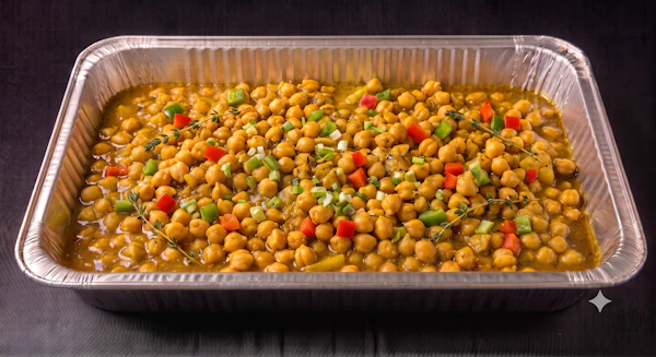 Photo of Half Tray of Curry Chana