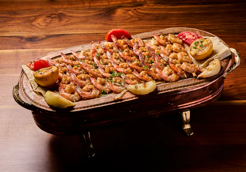 Photo of Half Tray of Shrimp Kebabs