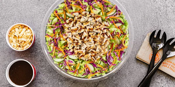 Photo of Tray of Asian Chicken Salad