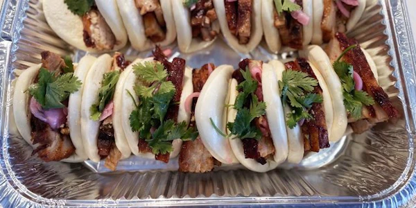 Photo of Roasted Pork Belly Lettuce Wraps Tray