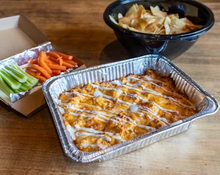 Photo of Tray of Buffalo Chicken Dip