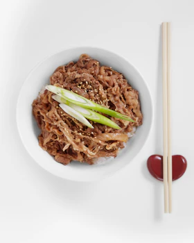 Photo of Tray of Beef Teriyaki