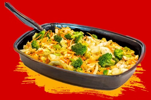 Photo of Tray of Stir-Fry Veggies