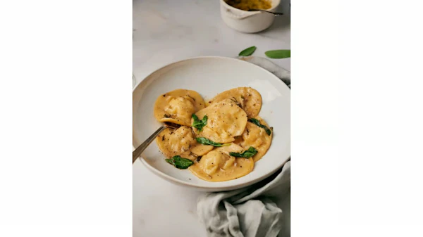Photo of Lobster Ravioli Ziti with Alfredo Sauce