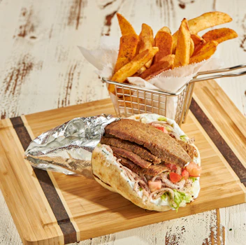 Photo of Lamb Gyro Pita Sandwich