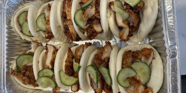Photo of Korean Fried Chicken Steamed Bao Buns Tray