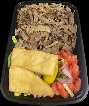 Photo of Beef Shawarma with Rice Plate