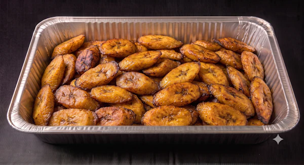 Photo of Half Tray of Fried Sweet Plantains