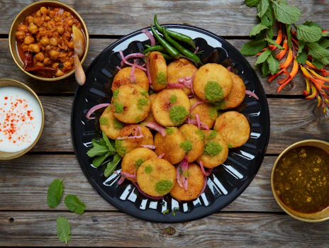 Photo of Aloo Tikki Chaat Platter