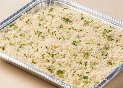 Photo of Tray of White Rice