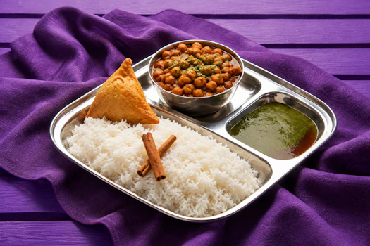 Photo of Channa Masala Rice Plate