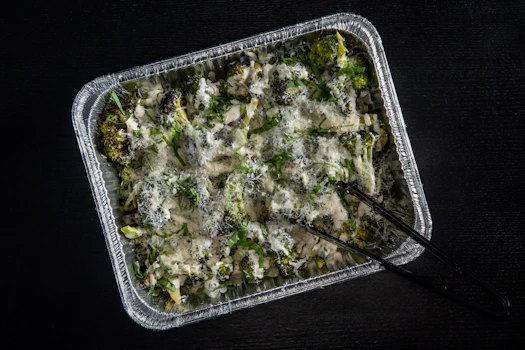 Photo of Tray of Charred Broccoli