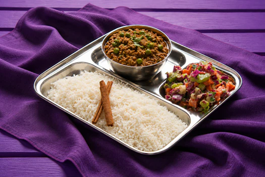 Photo of Keema Muttar Rice Plate