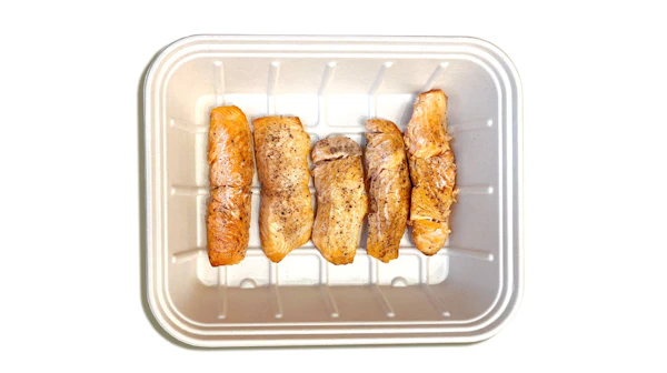 Photo of Tray of Roasted Salmon