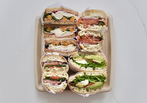 Photo of Small Catering Size Order of Roasted Turkey Sandwiches