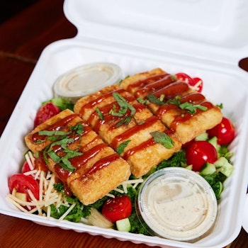 Photo of Fake Chicken Salad Meal