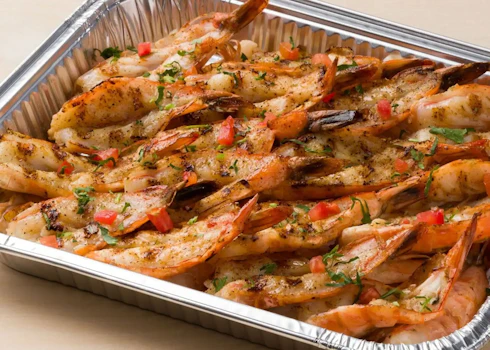 Photo of Tray of Giant Shrimp
