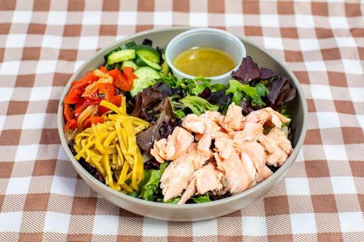 Photo of Baked Salmon with Mixed Greens Salad