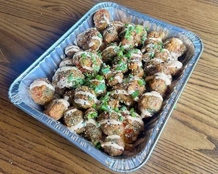 Photo of Tray of Bang Bang Broccoli