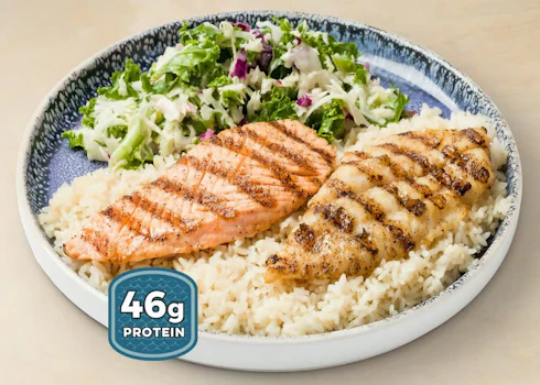 Photo of Salmon & Swai Combo Plate