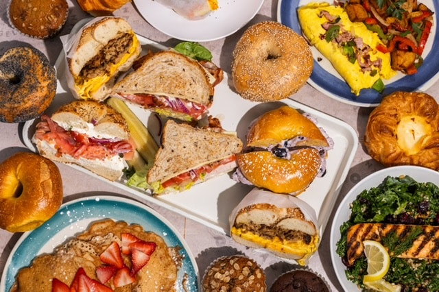 Atlantic Bagels Catering Corporate Catering and Group Ordering located at 200 Clinton St, Brooklyn, NY 11201, USA. Atlantic Bagels Catering's top menu items include Box of Coffee, Platter of Fresh Seasonal Fruit, Individual Bottled Waters.