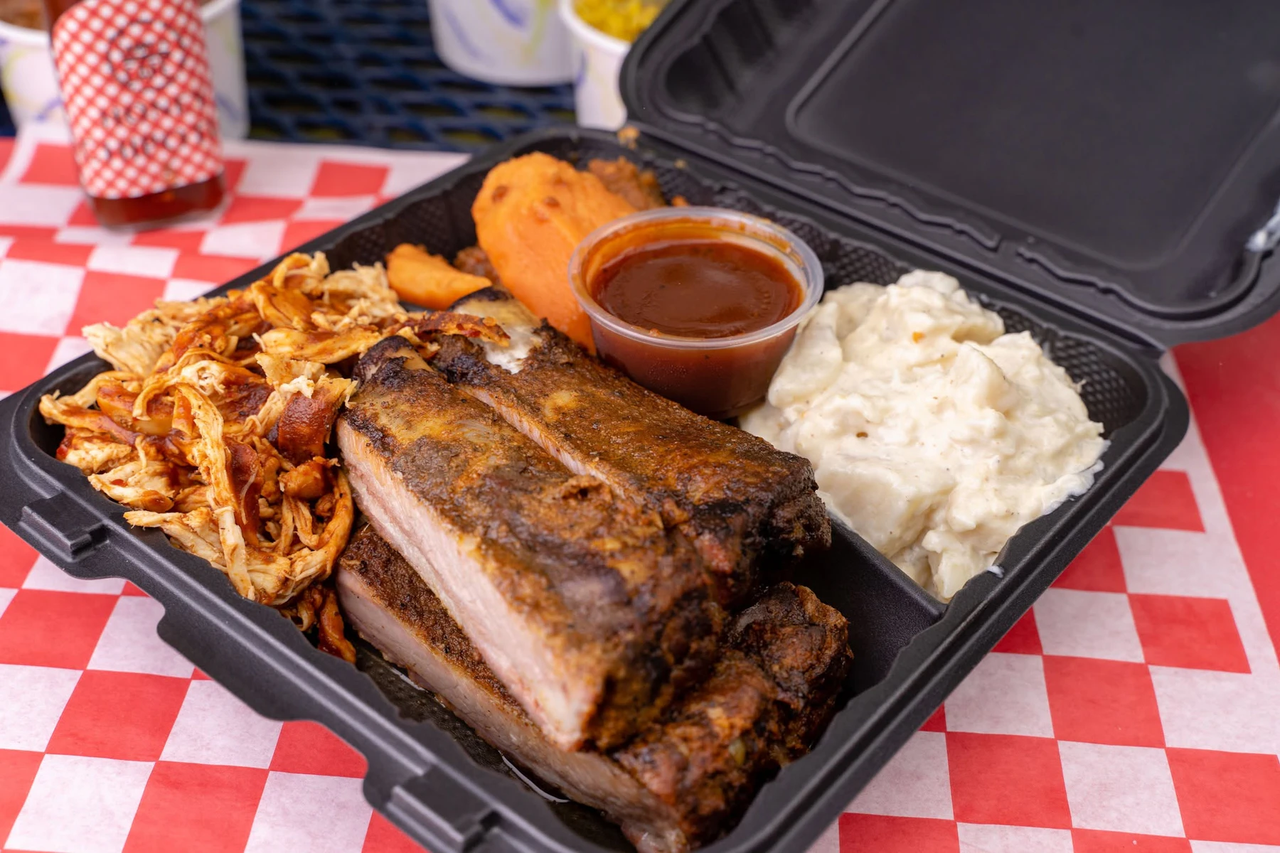 Larry J's BBQ Corporate Catering and Group Ordering located at 600 D St, Boston, MA 02210, USA. Larry J's BBQ's top menu items include Large Bowl of Garden Salad, Tray of Classic 6oz Burgers, Half Tray of Cole Slaw.
