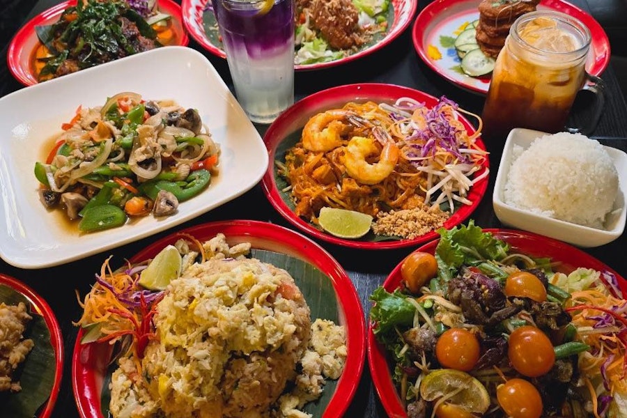 Thai Recipe Cuisine Corporate Catering and Group Ordering located at 1715 Lundy Ave ste 180, San Jose, CA 95131, USA. Thai Recipe Cuisine's top menu items include Small Tray of Vegetarian Pad Thai, Order of Fried Veggie Rolls With Sweet & Sour Sauce, Order of Satay Chicken with Peanut Sauce.