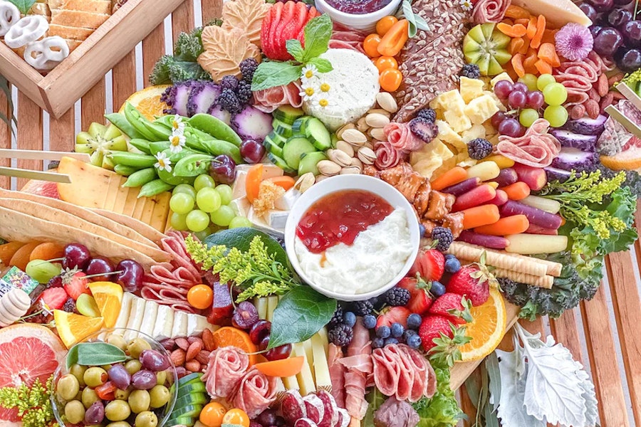Brie Grazing Boards Corporate Catering and Group Ordering located at 61A Rickenbacker Cir, Livermore, CA 94551, USA. Brie Grazing Boards's top menu items include 36" X 16" Board, Charcuterie Cups, Dozen Chocolate Covered Strawberries.