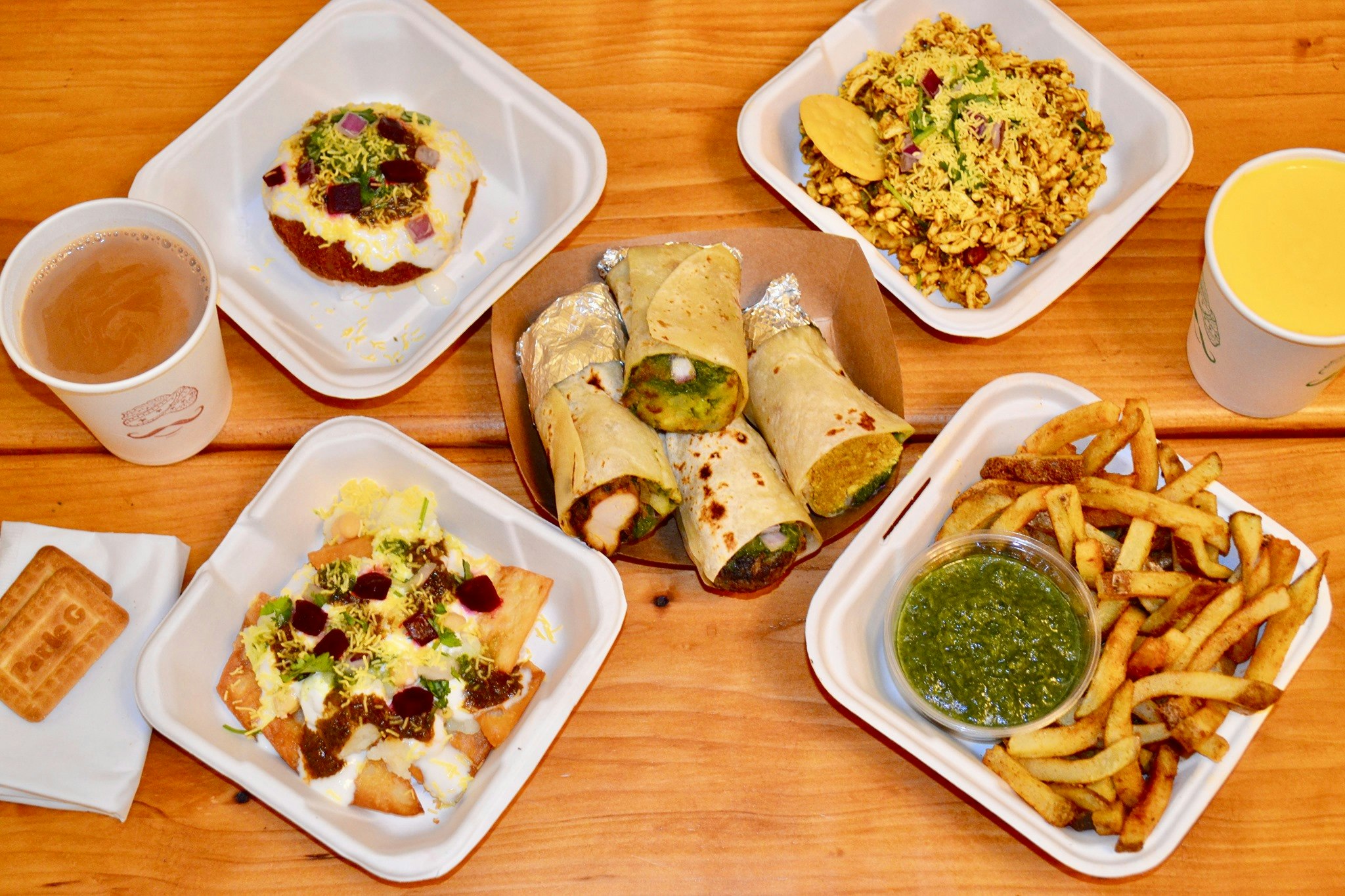 Spice Waala Corporate Catering and Group Ordering located in Seattle. Spice Waala's top menu items include Tray of Masala Aloo, Tray of Papdi Chaat, Tray of Chana Chaat.