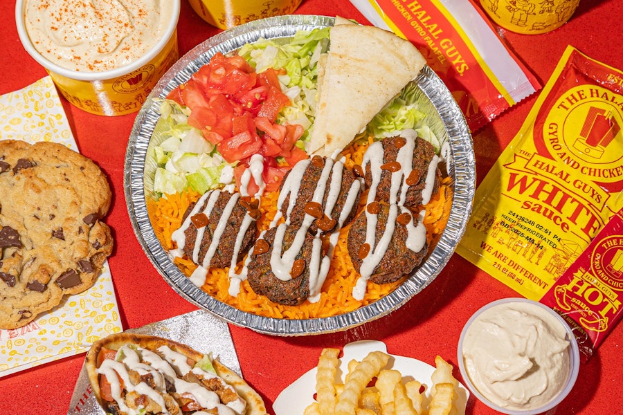 The Halal Guys Denver Corporate Catering and Group Ordering located at 8241 Northfield Blvd, Denver, CO 80238, USA. The Halal Guys Denver's top menu items include Regular Chicken Platter, Regular Beef Gyro Platter, Regular Chicken & Beef Gyro Platter.