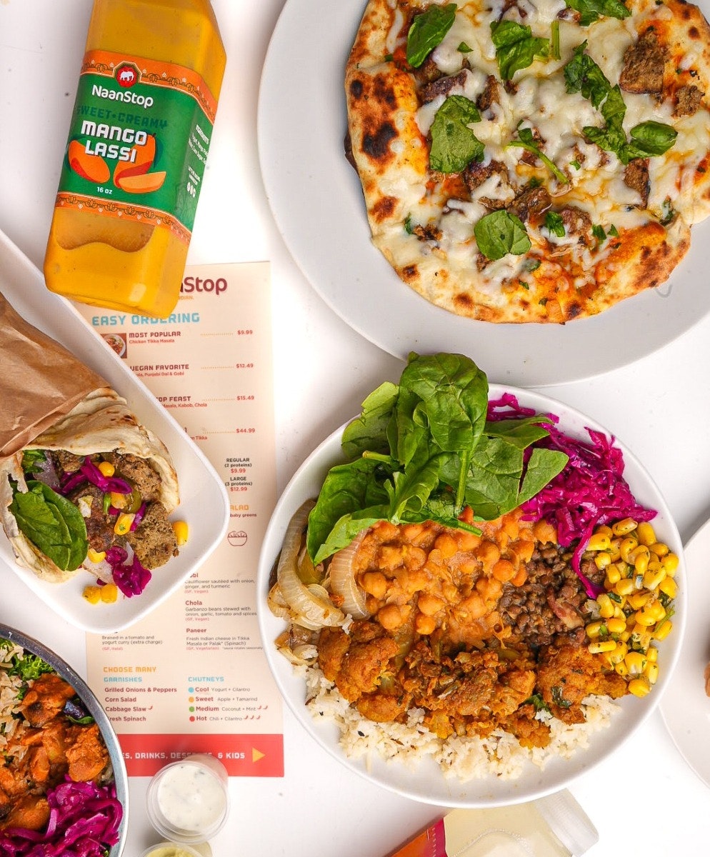 NaanStop Corporate Catering and Group Ordering located in Atlanta. NaanStop's top menu items include Chicken Tikka Masala Salad, Paneer Tikka Masala Salad, Chicken Tikka Masala Regular Boxed Lunch.