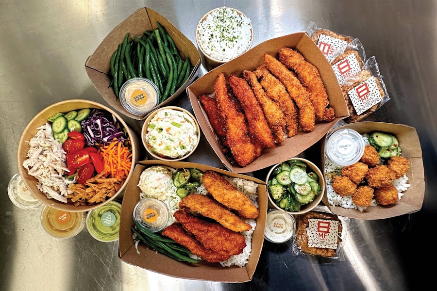 BOX Chicken Corporate Catering and Group Ordering located at 2352 S Sepulveda Blvd, Los Angeles, CA 90064, USA. BOX Chicken's top menu items include 3-Piece Chicken Tendies Bento BOX, 6-Oz Chicken Tendies Salad Meal, 6-Oz BOX Chicken Salad.