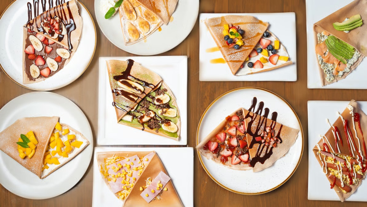 Crepe Select Corporate Catering and Group Ordering located at 1713 Wilson Blvd, Arlington, VA 22209, USA. Crepe Select's top menu items include Banoffee Crepe, Strawberries & Nutella Crepe, Matcha KOKO Crepe.