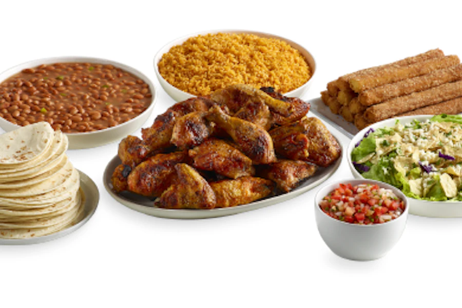 El Pollo Loco Corporate Catering and Group Ordering located at 3008 S Sepulveda Blvd, Los Angeles, CA 90034, USA. El Pollo Loco's top menu items include 4-Piece Half Chicken Meal, Double Chicken Avocado Salad, Double Chicken Bowl.