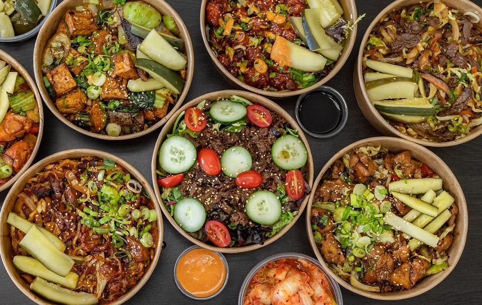 BBQ+RICE Corporate Catering and Group Ordering located at 2277 Peachtree Rd, Atlanta, GA 30309, USA.